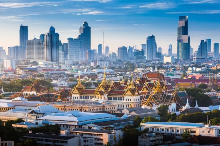 Bangkok skyline during the day